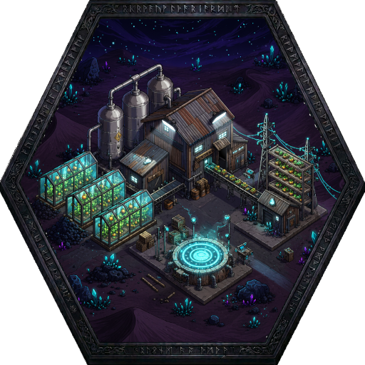 Concept art: farm facility